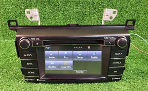 Toyota Rav4 13-18 Touch screen display cd player 86140-42460 Oem ID 100574 Used - Picture 1 of 20