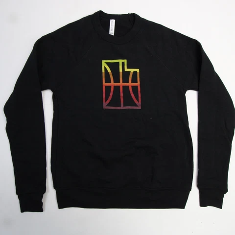 Utah Jazz Bella + Canvas Sweatshirt Men's Black New Cover