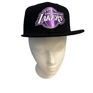 NBA Official Los Angeles Lakers ULTRA GAME Snapback Hat Men's Black OSFM NEW - Picture 1 of 8
