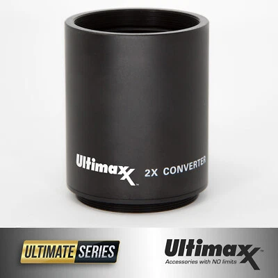 ULTIMAXX 2X Teleconverter for 500mm 800mm & 650-1300mm T-Mount Lenses Brand New