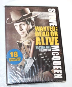 Wanted Dead Or Alive DVD Season 1 Volume 1 - 18 Episodes 2 Disc Steve McQueen - Picture 1 of 2