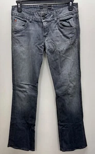 Hudson Jeans Women Blue Signature Bootcut Low-Rise Flap Pockets Size 30 (Q4-19) - Picture 1 of 3
