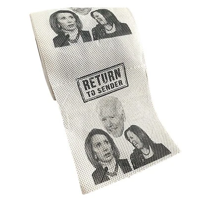 Toilet Paper Funny Anti-Democrat 2-Pack Biden Harris Pelosi  TP Novelty Gag Gift - Image 1 of 2