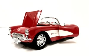 BRANDNEU WELLY 1:24 MASSSTAB 1957 CHEVROLET CORVETTE CABRIO NEUWERTIG - Bild 1 von 9