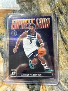 2023-24 Donruss Optic Anthony Edwards Express Lane Prizm #24 NBA - Picture 1 of 2