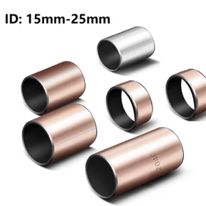 Self Lubricating Bearing ID 15mm-25mm Composite Bearing Bushing Sleeve H=6mm-50m - Picture 1 of 8