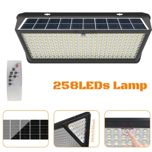Solar Lights Outdoor Waterproof Motion Sensor 258 LED Solar Security Wall Lights - Picture 1 of 12