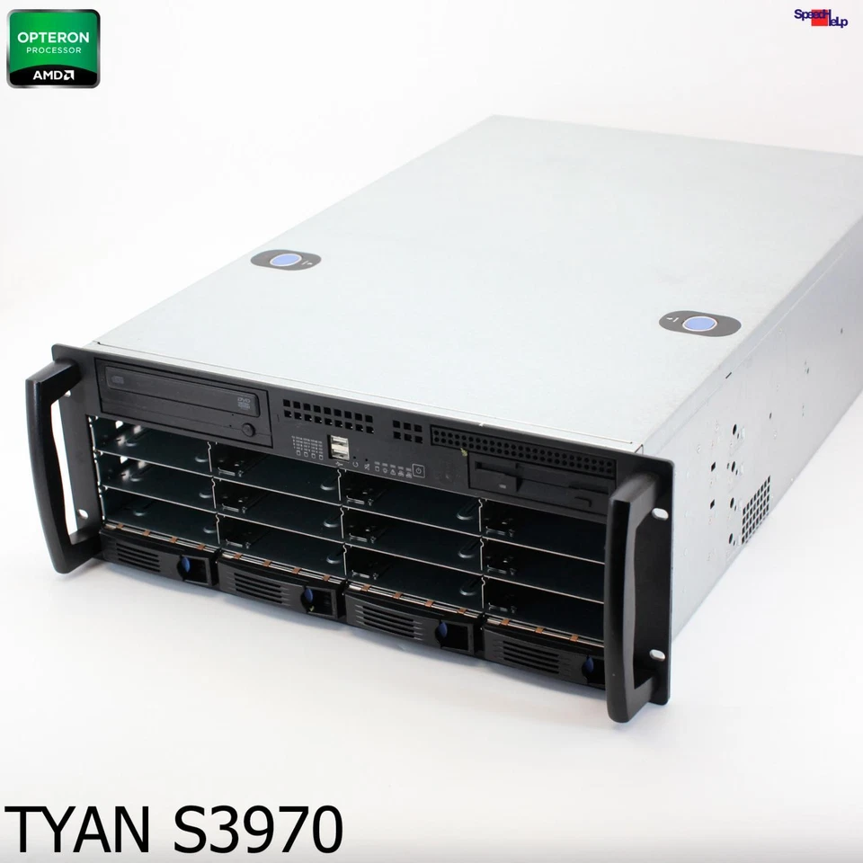 19" 48cm Tyan S3970 Dual AMD Opteron 2220 SE CPU Servidor Estación de Trabajo Computadora PC Foto 1 de 4