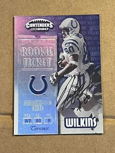 1999 CONTENDERS SSD - ROOKIE TICKET - TERRENCE WILKINS COLTS AUTOGRAPH #89 - Bild 1 von 2