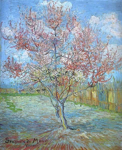 Vincent Van Gogh Peach Tree in Bloom (in memory of Mauve) Print - Picture 1 of 1
