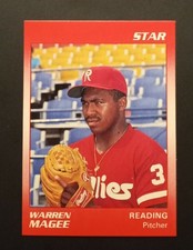 1990 Star Reading Phillies Warren Magee #17