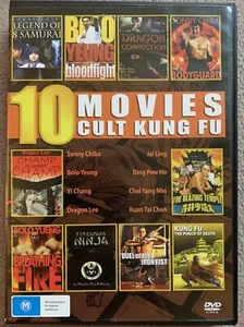 DVD: 10 Movies - Cult Kung Fu Style. See Item Details For Movie List & Breakdown - Picture 1 of 2