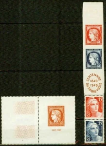 FRANCE -1949 – STAMP CENTENARY AND CITEX- VF** - Picture 1 of 1