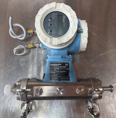 1/2" Endress Hauser Promass M 60MT08-AUG00A00B2B Flowmeter 1.8687/ 36 - Image 1 of 4