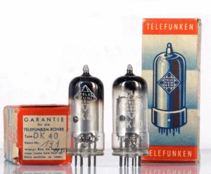 ONE DK40 TELEFUNKEN NOS Tube Lampe TSF Röhre Valvula Valve 진공관 真空管 Valvola 电子管 - Picture 1 of 2