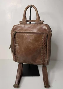 The Sak Loyola, Brown Mini Backpack, Leather & Adjustable Straps - Picture 1 of 13