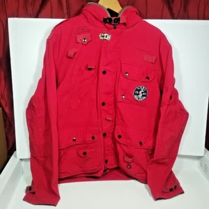 Polo Ralph Lauren Jacket USRL Naval Station Marine Navy Military Utility XL Red - Picture 1 of 24