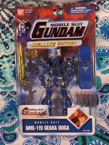 MOBILE SUIT GUNDAM CHAR'S COUNTER ATTACK AMS-119 GEARA DOGA BLUE 2001 BANDAI New - Picture 1 of 11