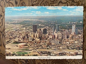 Dallas Skyline Metropolitan Center of Southwestern Postcard Used 1972 - Picture 1 of 2