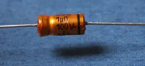 1uF 100V ROE Condensatore elettrolitico assiale 5x10,5 mm 5 pezzi - Foto 1 di 7