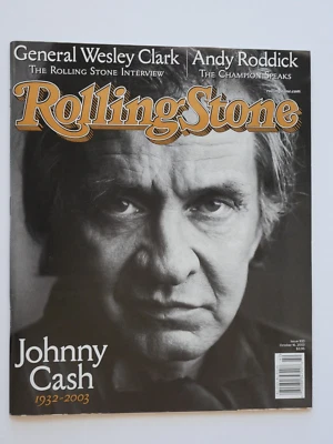 Rolling Stone Magazine- Issue 933 - October 16,2003 - Johnny Cash - Image 1 of 4