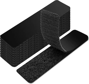 16 Sets Hook and Loop Tape Sticky Back,1 In.X 4 In. Double-Sided Adhesive Strip, - Picture 1 of 12