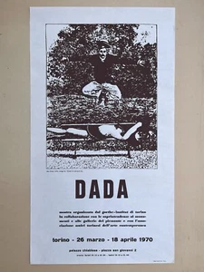 Manifesto Dada, Palazzo Chiablese - Turin, 1970 - Picture 1 of 4