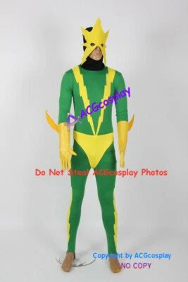 Disfraz de Cosplay Electro Marvel Cosplay incluye guantes utilería calcetines y utilería hecha máscara Foto 1 de 4