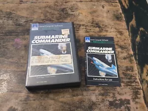 Atari 400/800/1200/ XE - Submarine Commander Case And Manual Only (No Game) - Picture 1 of 6