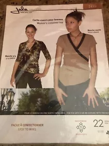 🌷JALIE #2449 - LADIES & GIRLS SHORT or ¾ SLEEVE SHIRT PATTERN 2-14 & 4-22 FF - Picture 1 of 2
