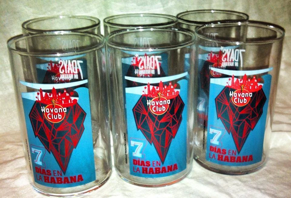 6 VERRES A RHUM MOJITO HAVANA CLUB N°1 MODEL EXPORT  NEUFS !!! - Photo 1/1