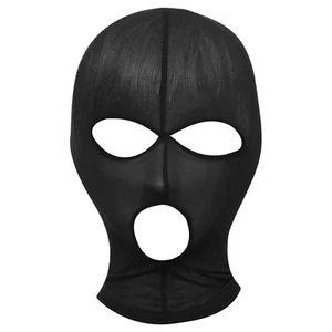 Womens Face Hood Masquerade Headpiece Holiday Mask Veil Role Play Party Soft - Picture 1 of 30