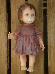 Giocattolo vintage raro in gomma per bambina con ciuccio - Foto 1 di 3