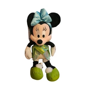 Vintage Disneyland Minnie Mouse Walt Disney World Plüsch mehrfarbig grün elegante Schuhe - Bild 1 von 3