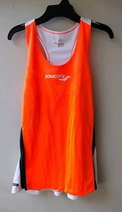 Saucony Athletic Tank Top Running Gym Walking Shirt Größe Large orange - Bild 1 von 5