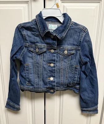 EUC Old Navy Jean Jacket - Kids Size 5 - Button Up - Blue Denim - Image 1 of 3