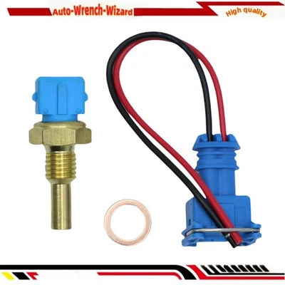 For Nissan 200SX 240SX 300ZX Tsuru Engine Coolant Temperature Sensor + Connector - Image 1 of 4