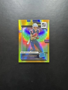 2022 Panini Donruss - Rated Rookie Tyquan Thornton #322 Press Proof Premium (RC) - Foto 1 di 2