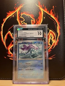 CGC 10 SUICUNE (2025) POKEBALL HOLO PRISMATIC EVOLUTIONS 024/131 - Picture 1 of 3