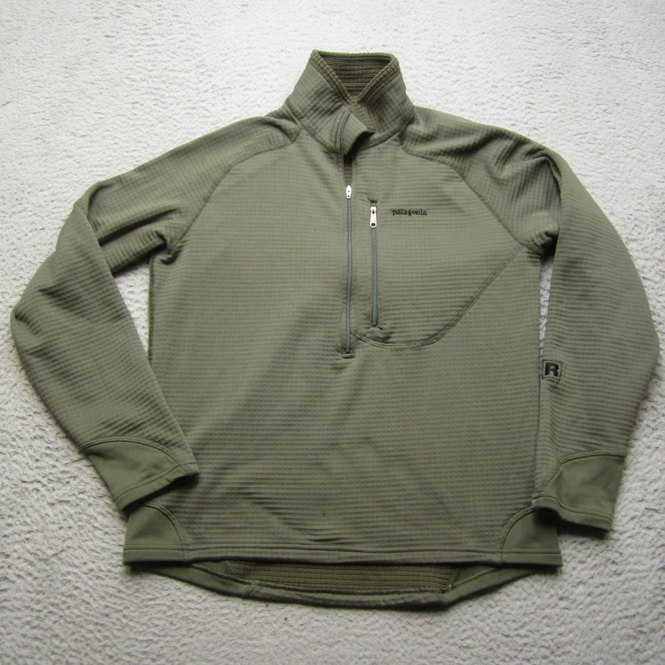 Pullover Patagonia R1 Flash Para Hombres S Militar Regulador Especial Micro Rejilla Senderismo Foto 1 de 4