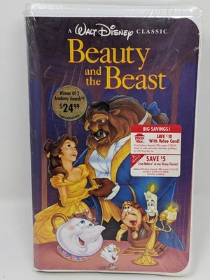 Disney Black Diamond VHS Beauty Beast Schöne Biest Sealed NEU - Bild 1 von 4