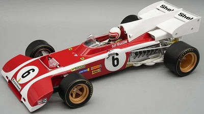 MODELLINO AUTO STATICO TECNOMODEL FERRARI 312B2 SUDAFRICA GP 1972 REGAZZONI 1/18 - Immagine 1 di 4