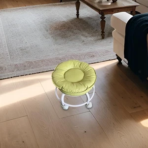 360° Rotating Low Roller Seat Stool Pulley Low Stool Heavy Duty Small - Picture 1 of 40