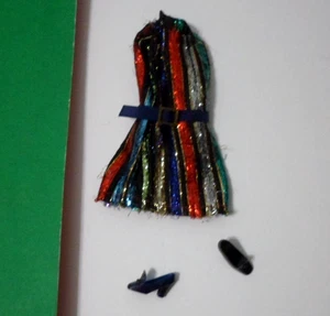 11 1/2" CLON BARBIE MADDIE MOD MODA COJO MULTICOLOR VESTIDO DE NOCHE VESTIDO ZAPATO - Imagen 1 de 3