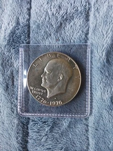1976-S Eisenhower Bicentennial Dollar Coin 40% Silver - 1776-1976 S Mint - Picture 1 of 2