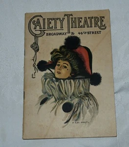 De colección Broadway Nueva York 1921 Playbill Gaiety Theatre Frank Bacon en LIGHTNIN’ - Imagen 1 de 8