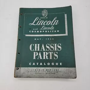 1949-51 Lincoln Mercury Cosmopolitan Chassis Parts Catalog May 1952 - Picture 1 of 5