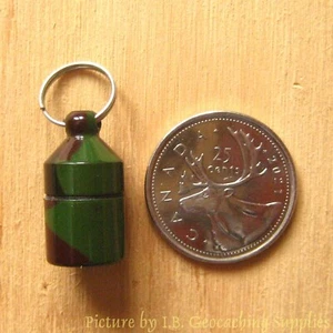 10 Camouflage Baby Bison Tube Geocache Containers - Imagen 1 de 8
