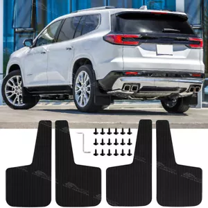 4X Guardabarros Anchos de Goma para GMC Terrain SLT SLE Guardabarros contra Salpicaduras Guardabarros - Imagen 1 de 9