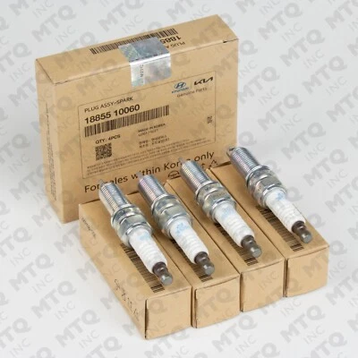 New Hyundai Kia Spark Plug (4PC) 18855-10060 Foto 1 de 4